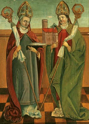 아우크스부르크의 성 울다리코와 레겐스부르크의 성 볼프강_by anonymous Swabian painter_circa 1510.jpg